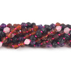 BALTIC AMBER BABY NECKLACES WITH AMETHYST & ROSE QUARTZ LOT OF 10pcs. LE561