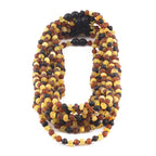 BALTIC AMBER JUNIOR NECKLACES LOT OF 10pcs - BAROQUE. XB54M2M