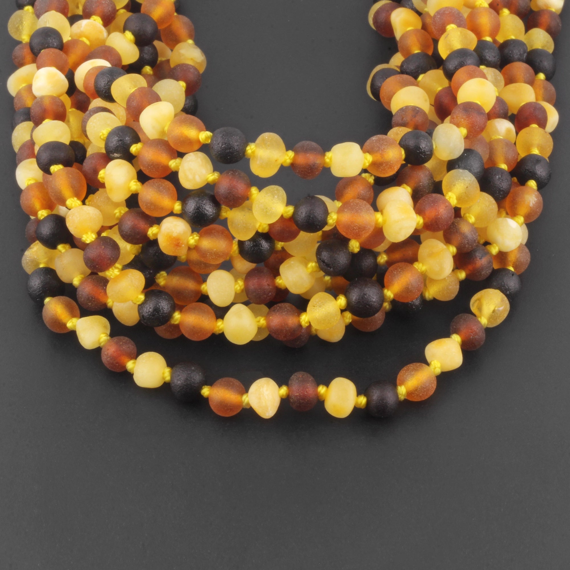 BALTIC AMBER JUNIOR NECKLACES LOT OF 10pcs - BAROQUE. XB54M1M