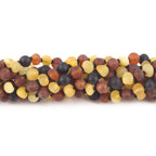 BALTIC AMBER JUNIOR NECKLACES LOT OF 10pcs - BAROQUE. XB54M2M