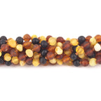 BALTIC AMBER JUNIOR NECKLACES LOT OF 10pcs - BAROQUE. XB54MM