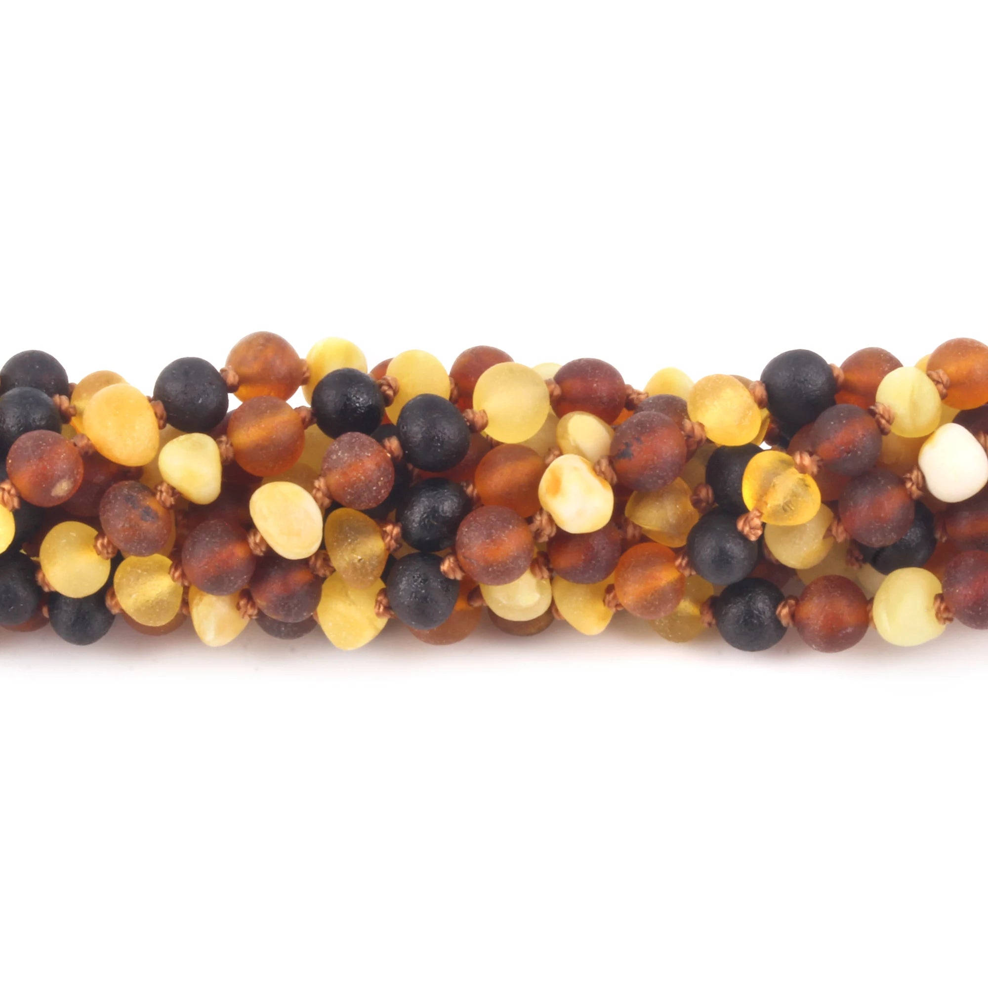 BALTIC AMBER JUNIOR NECKLACES LOT OF 10pcs - BAROQUE. XB54MM