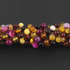 BALTIC AMBER JUNIOR NECKLACES WITH PINK LACE AGATE LOT OF 10pcs. JN97