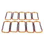 BALTIC AMBER JUNIOR NECKLACES LOT OF 10pcs - BAROQUE. XB55RB1M