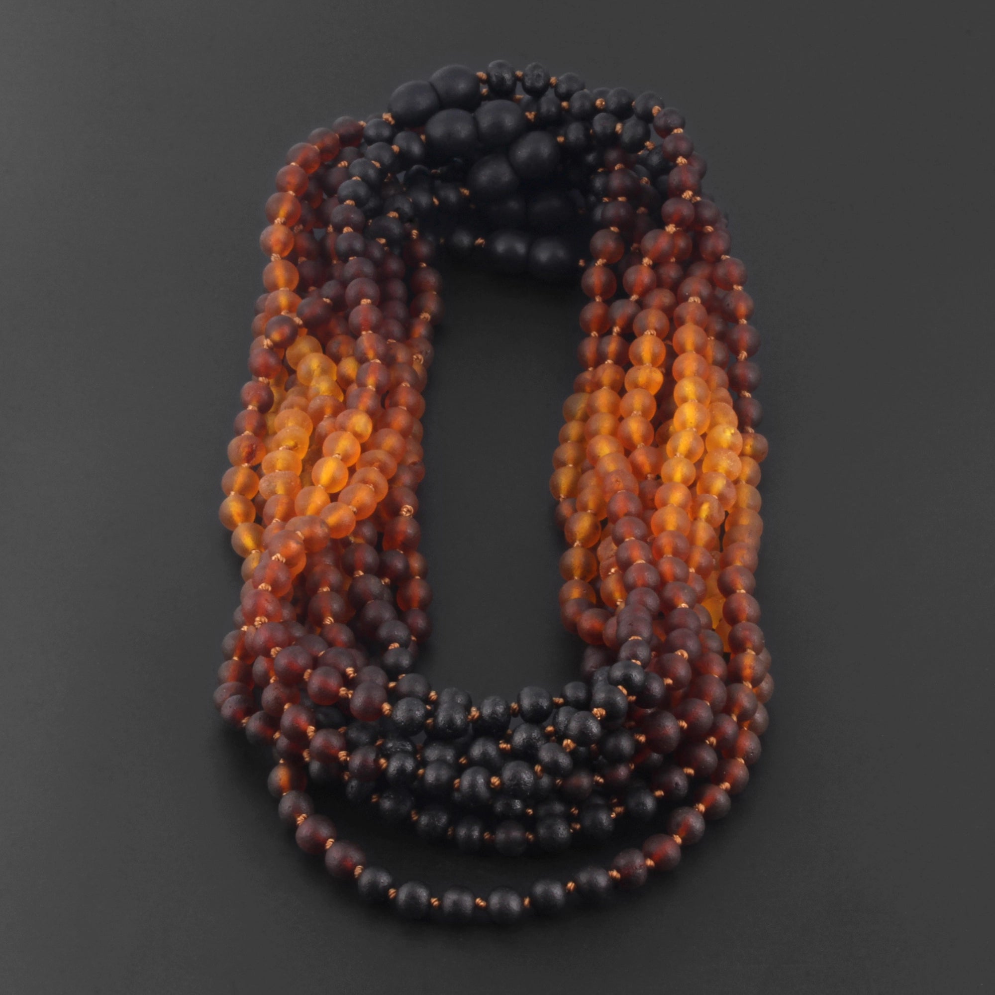 BALTIC AMBER JUNIOR NECKLACES LOT OF 10pcs - BAROQUE. XB55RB2M