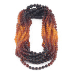 BALTIC AMBER JUNIOR NECKLACES LOT OF 10pcs - BAROQUE. XB55RB2M
