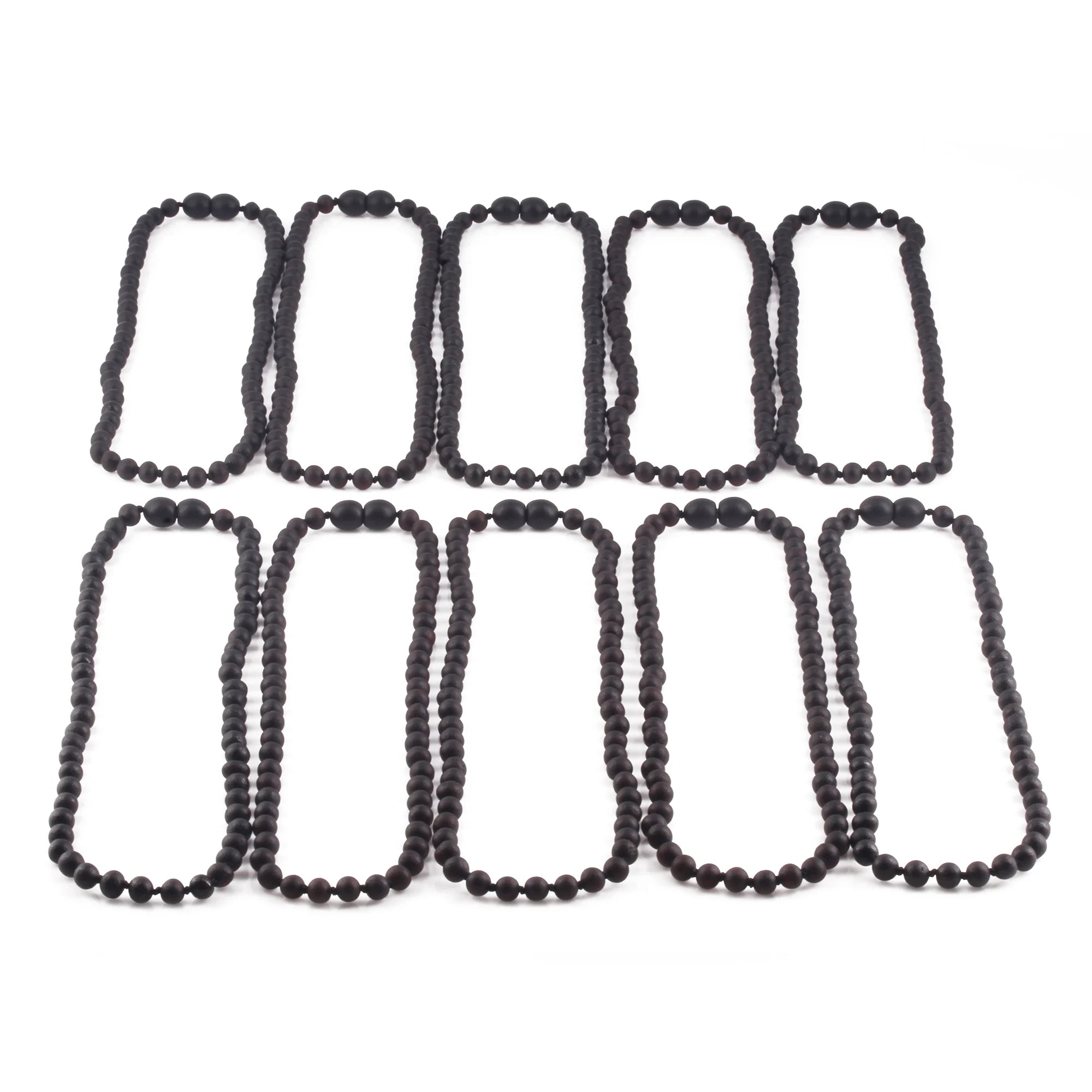BALTIC AMBER JUNIOR NECKLACES LOT OF 10pcs - BAROQUE. XB54BM