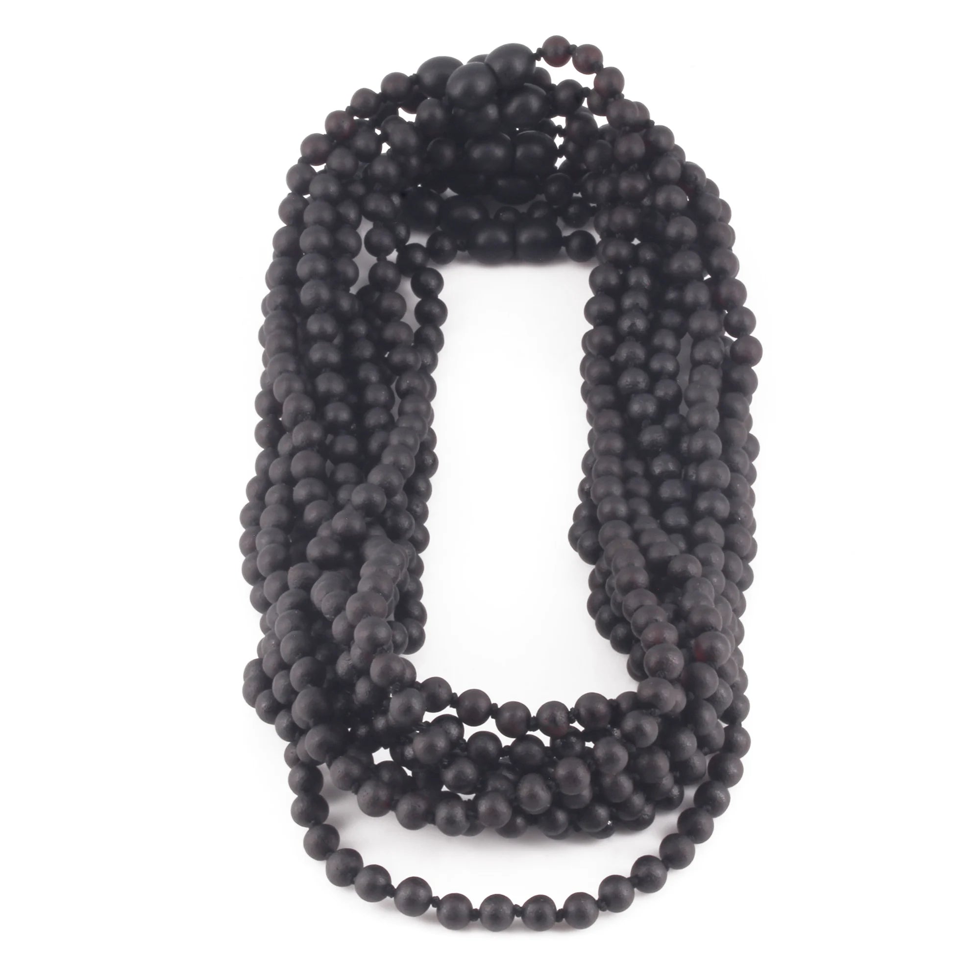 BALTIC AMBER JUNIOR NECKLACES LOT OF 10pcs - BAROQUE. XB54BM