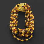 BALTIC AMBER JUNIOR NECKLACES LOT OF 10pcs - OLIVE. XO54M1
