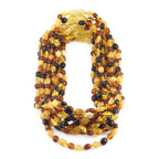 BALTIC AMBER JUNIOR NECKLACES LOT OF 10pcs - OLIVE. XO54M1