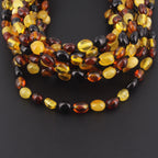 BALTIC AMBER BABY TEETHING NECKLACES LOT OF 10pcs - OLIVE. XO54M2