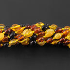 BALTIC AMBER JUNIOR NECKLACES LOT OF 10pcs - OLIVE. XO54M1