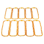 BALTIC AMBER ADULT NECKLACES LOT OF 10pcs - BAROQUE. XB43LC