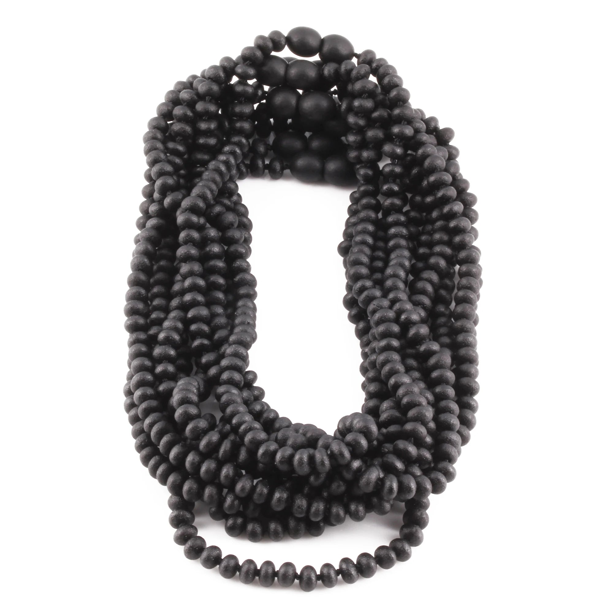 BALTIC AMBER ADULT NECKLACES LOT OF 10pcs - ROUNDEL. XR53BM