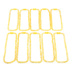 BALTIC AMBER ADULT NECKLACES LOT OF 10pcs - ROUNDEL. XR53MY