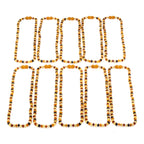 BALTIC AMBER ADULT NECKLACES LOT OF 10pcs - ROUNDEL. XR53MM