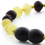 BALTIC AMBER BABY TEETHING BRACELETS LOT OF 10pcs - BAROQUE. BE169