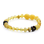 BALTIC AMBER BABY TEETHING BRACELETS LOT OF 10pcs - BAROQUE. CE131