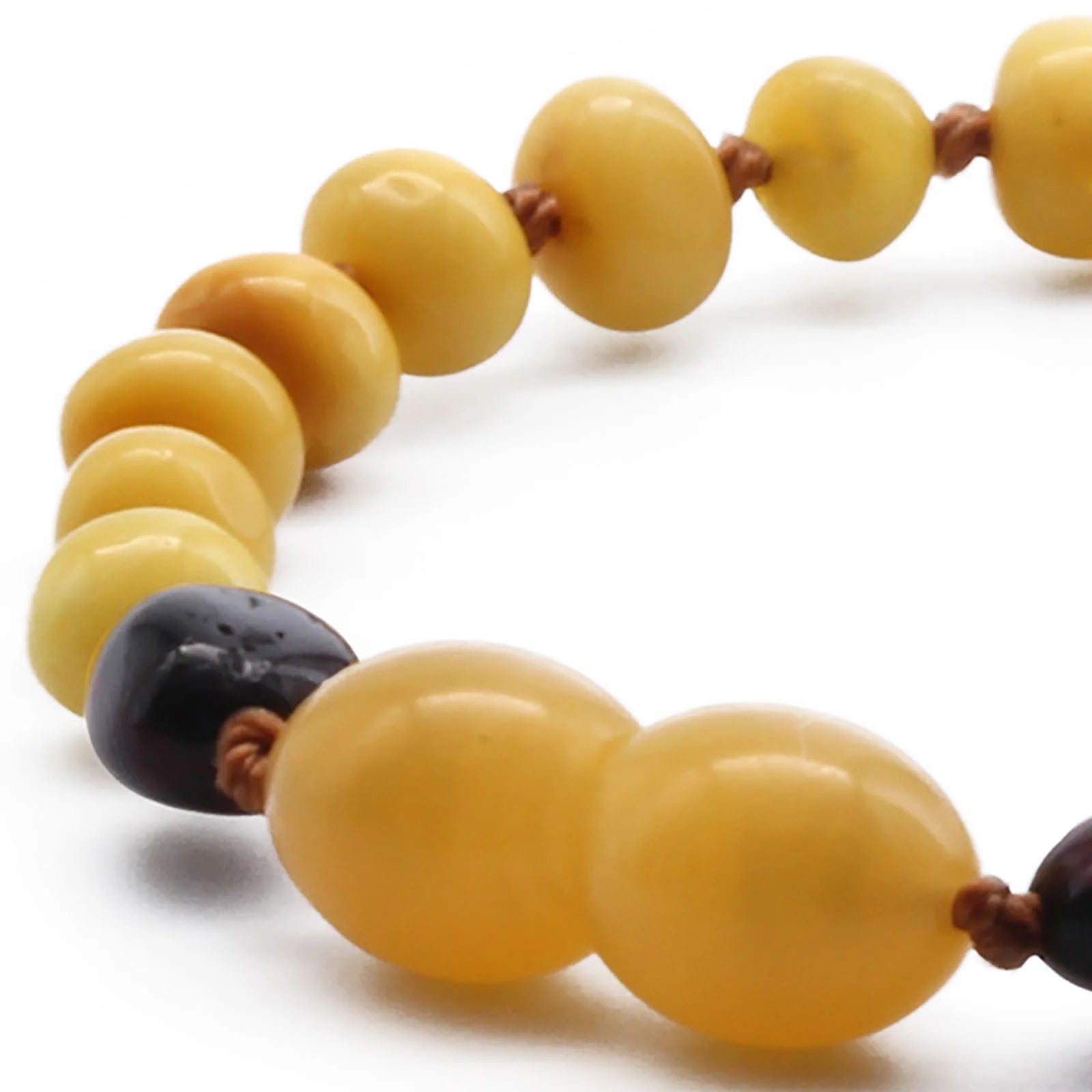 BALTIC AMBER BABY TEETHING BRACELETS LOT OF 10pcs - BAROQUE. LE369