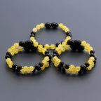 BALTIC AMBER BABY TEETHING BRACELETS LOT OF 10pcs - BAROQUE. BE169