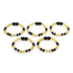 BALTIC AMBER BABY TEETHING BRACELETS LOT OF 10pcs - BAROQUE. BE169
