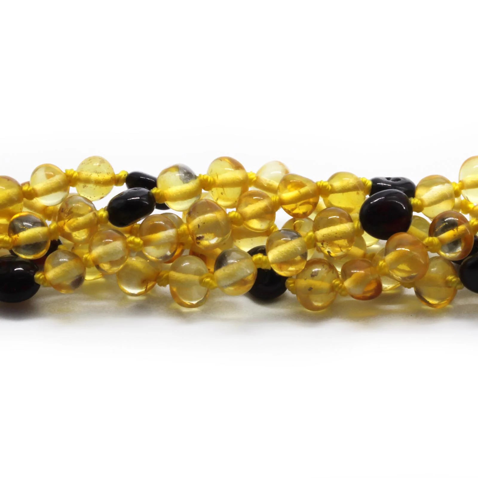 BALTIC AMBER BABY TEETHING NECKLACES LOT OF 10pcs - BAROQUE. BE172