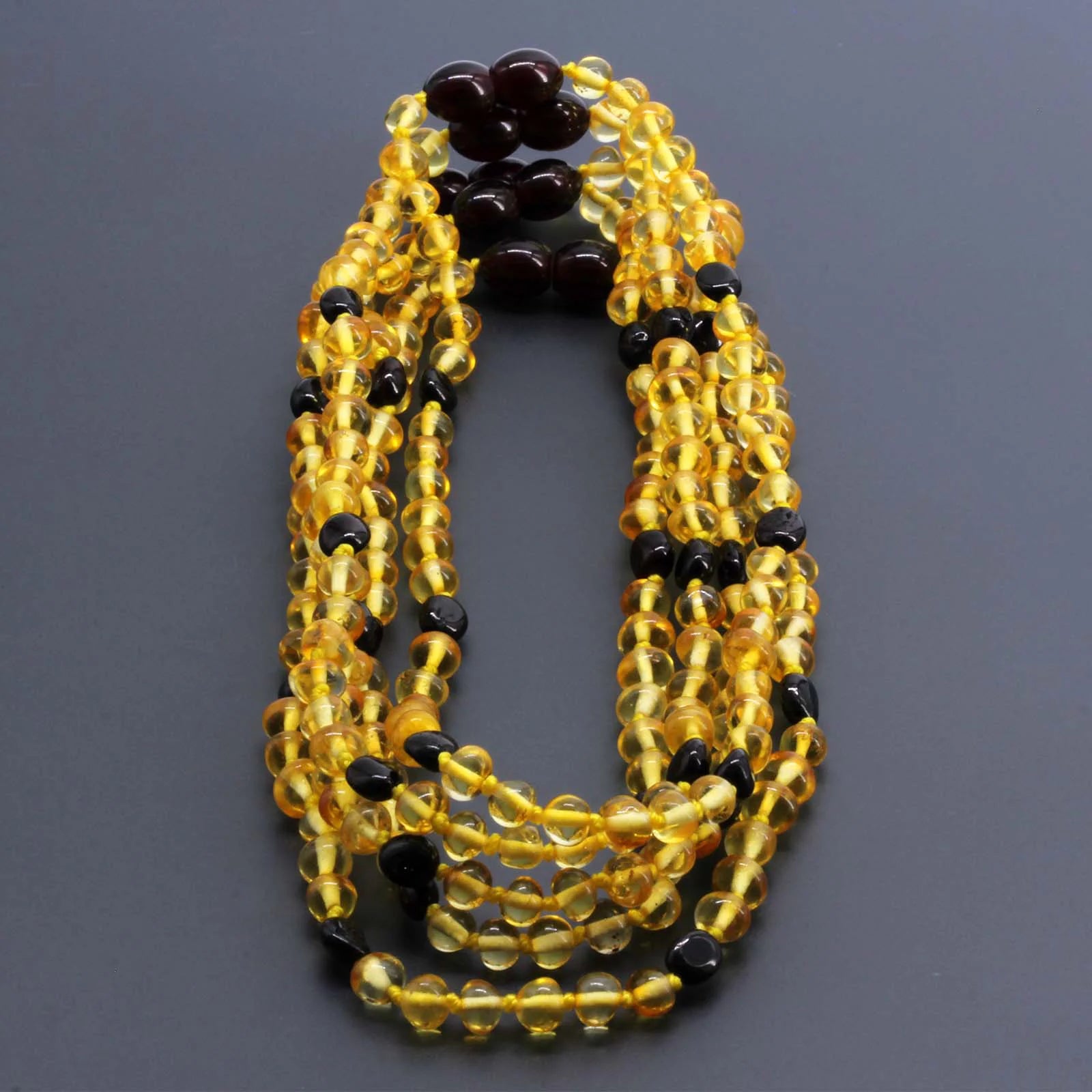 BALTIC AMBER BABY TEETHING NECKLACES LOT OF 10pcs - BAROQUE. BE172