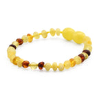 BALTIC AMBER BABY TEETHING BRACELETS LOT OF 10pcs - BAROQUE. LE393