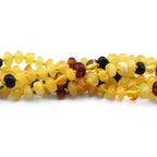 BALTIC AMBER BABY TEETHING BRACELETS LOT OF 10pcs - BAROQUE. LE393
