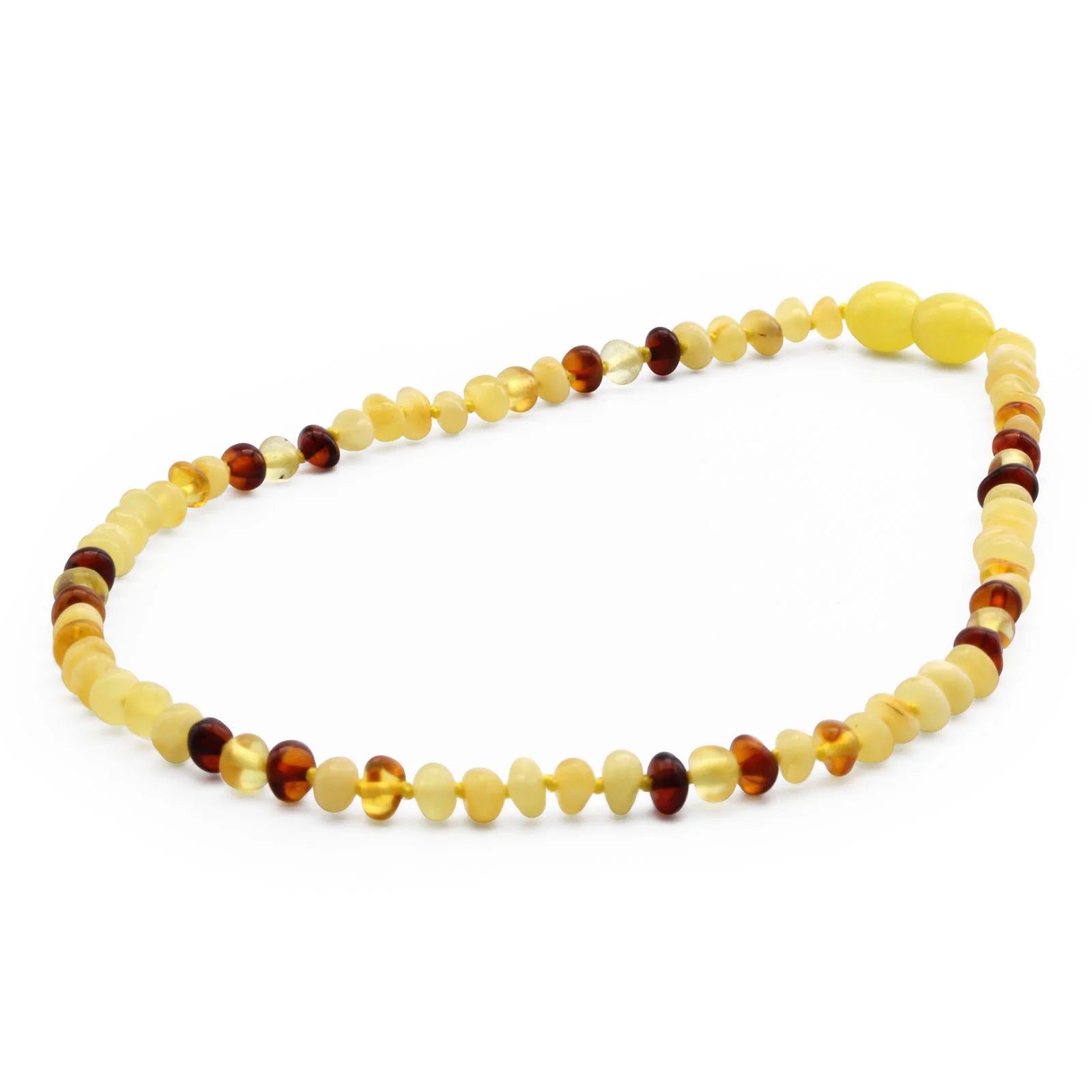 BALTIC AMBER BABY TEETHING NECKLACES LOT OF 10pcs - BAROQUE. LE393