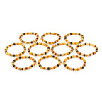 BALTIC AMBER ADULT BRACELETS LOT OF 10pcs - BAROQUE. XB65M