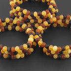 BALTIC AMBER ADULT BRACELETS LOT OF 10pcs - BAROQUE. XB65MM