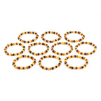 BALTIC AMBER ADULT BRACELETS LOT OF 10pcs - BAROQUE. XB65MM