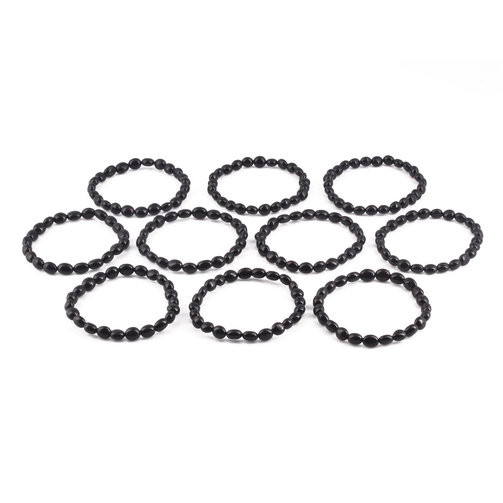 BALTIC AMBER ADULT BRACELETS LOT OF 10pcs - OLIVE. XO54B