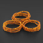 BALTIC AMBER ADULT BRACELETS LOT OF 10pcs - SIDE DRILL. XS64LC