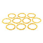 BALTIC AMBER ADULT BRACELETS LOT OF 10pcs - SIDE DRILL. XS64Y
