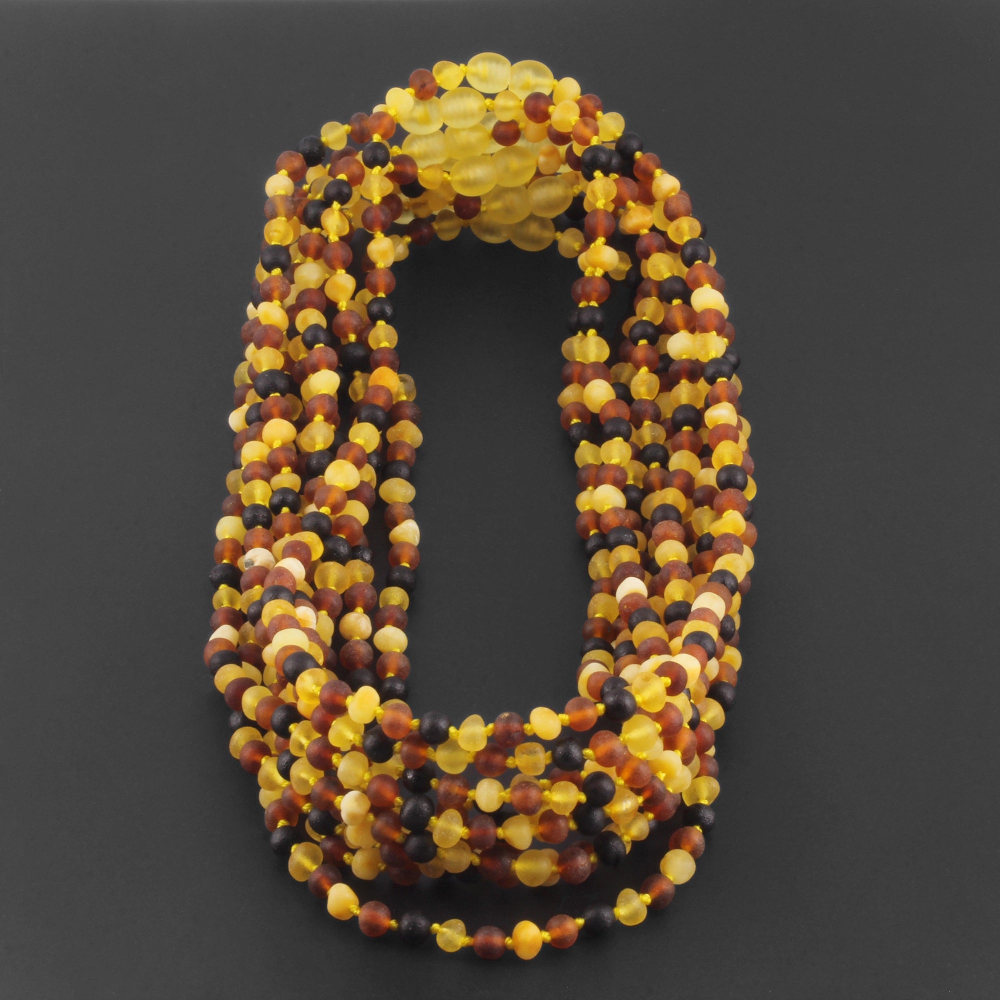 BALTIC AMBER ADULT NECKLACES LOT OF 10pcs - BAROQUE. XB54M1M