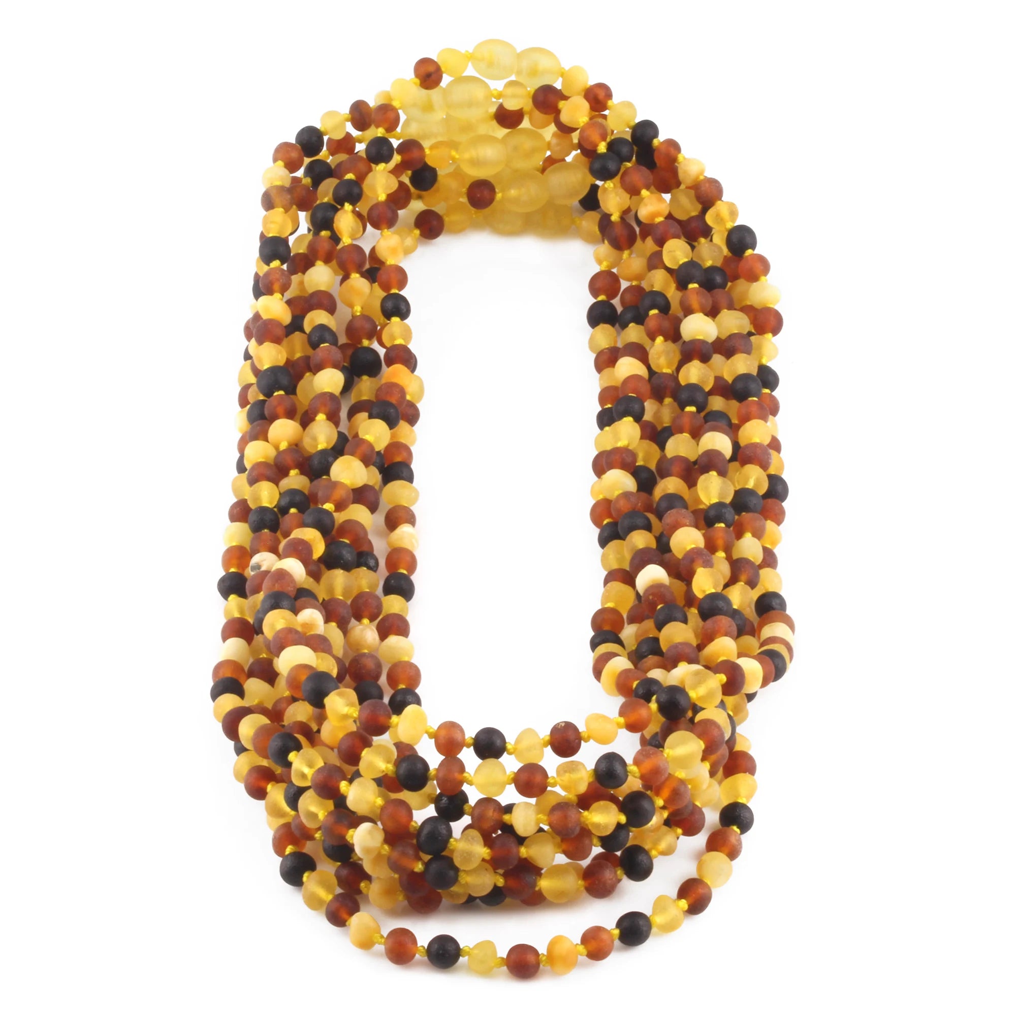 BALTIC AMBER ADULT NECKLACES LOT OF 10pcs - BAROQUE. XB54M1M