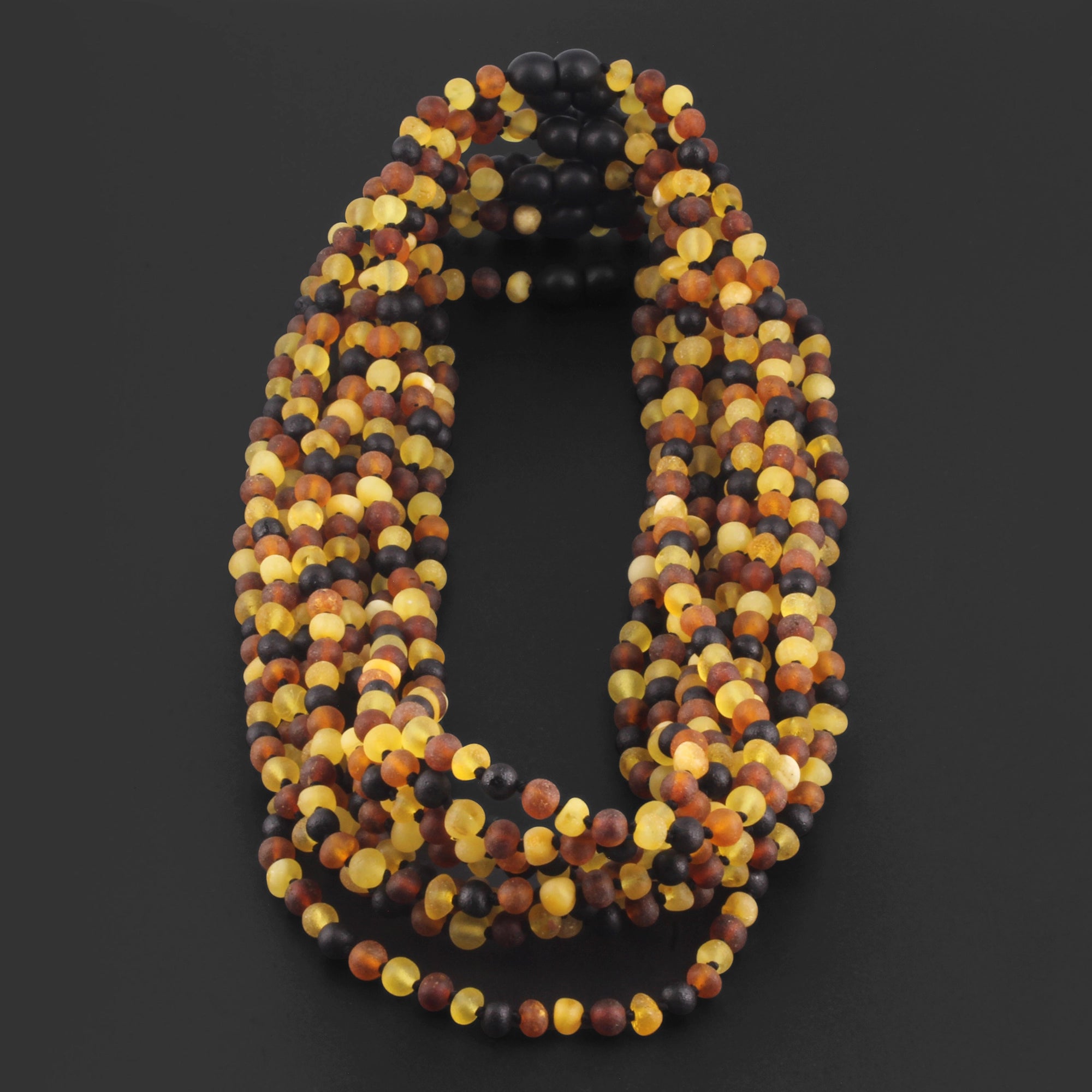 BALTIC AMBER ADULT NECKLACES LOT OF 10pcs - BAROQUE. XB54M2M