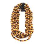 BALTIC AMBER ADULT NECKLACES LOT OF 10pcs - BAROQUE. XB54M2M
