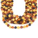 BALTIC AMBER ADULT NECKLACES LOT OF 10pcs - BAROQUE. XB54MM
