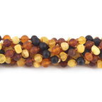 BALTIC AMBER ADULT NECKLACES LOT OF 10pcs - BAROQUE. XB54MM