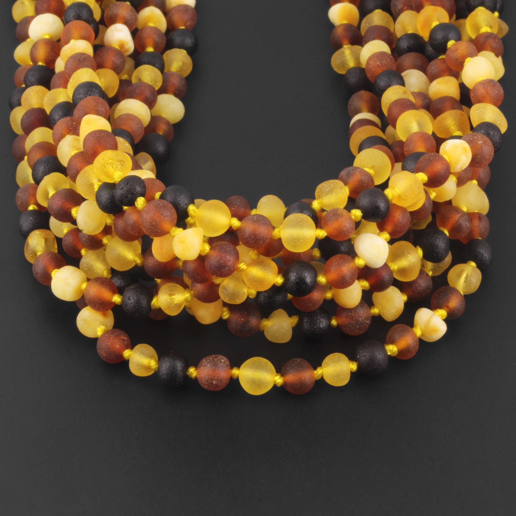 BALTIC AMBER ADULT NECKLACES LOT OF 10pcs - BAROQUE. XB54M1M