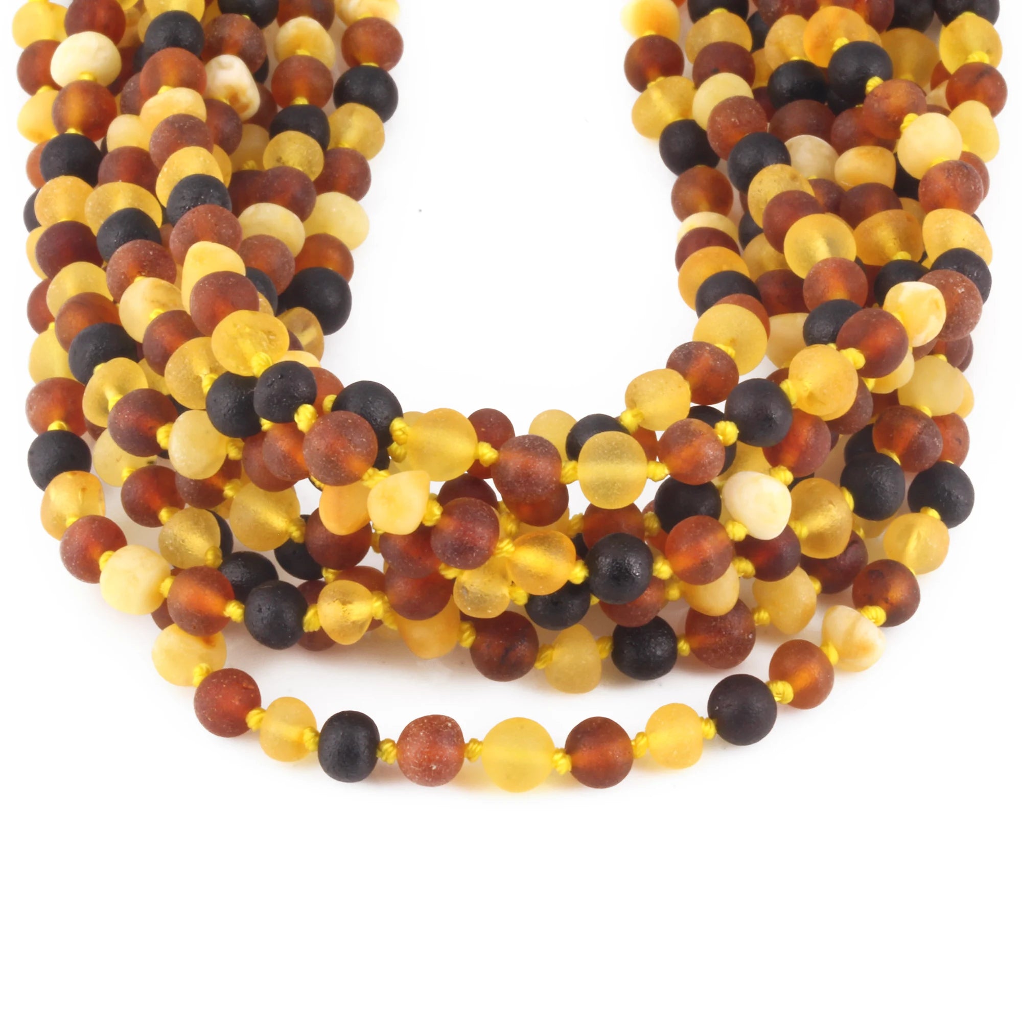 BALTIC AMBER ADULT NECKLACES LOT OF 10pcs - BAROQUE. XB54M1M