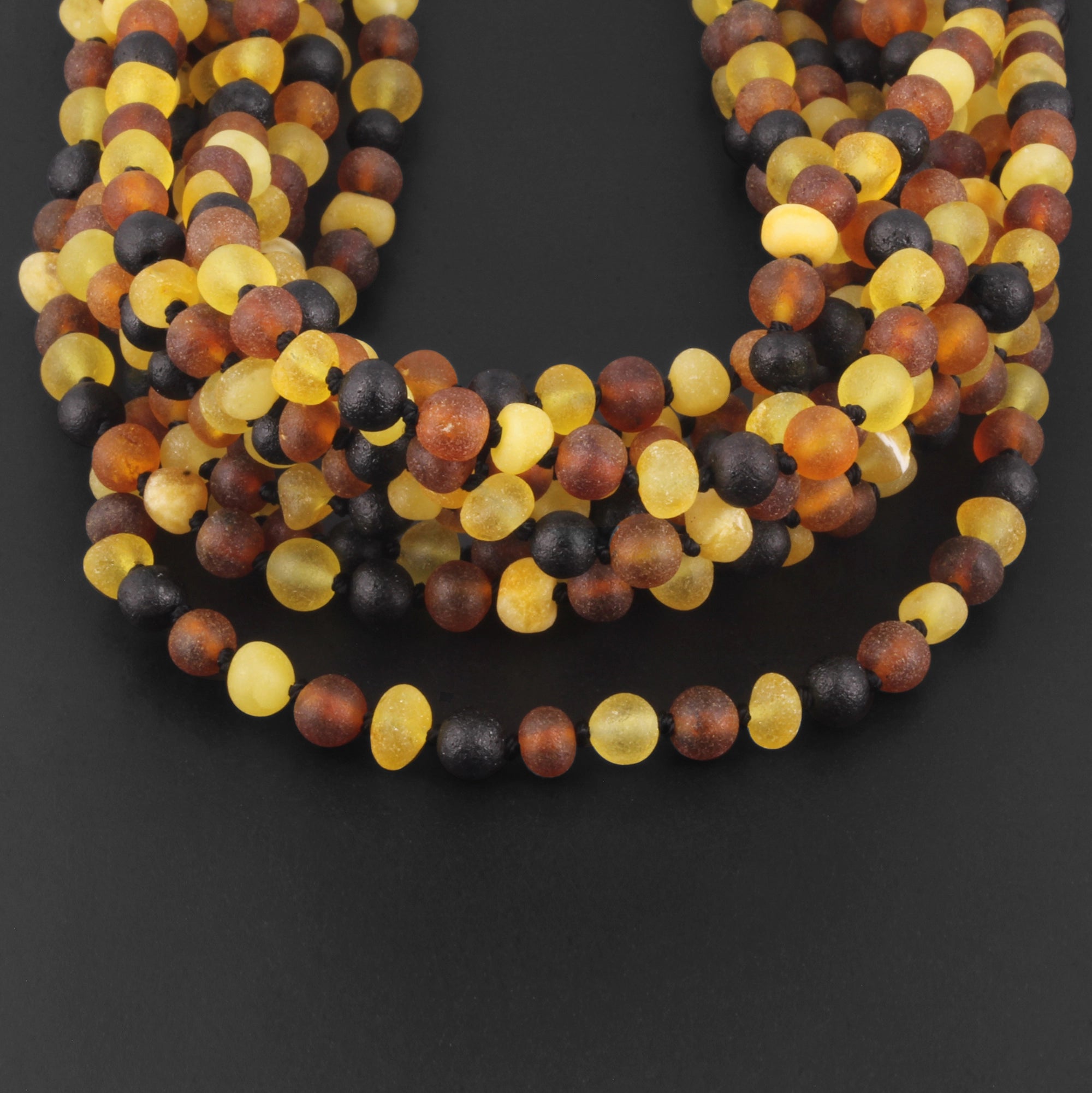 BALTIC AMBER ADULT NECKLACES LOT OF 10pcs - BAROQUE. XB54M2M