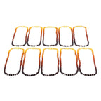 BALTIC AMBER ADULT NECKLACES LOT OF 10pcs - BAROQUE. XB54R1M