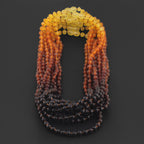 BALTIC AMBER ADULT NECKLACES LOT OF 10pcs - BAROQUE. XB54R1M