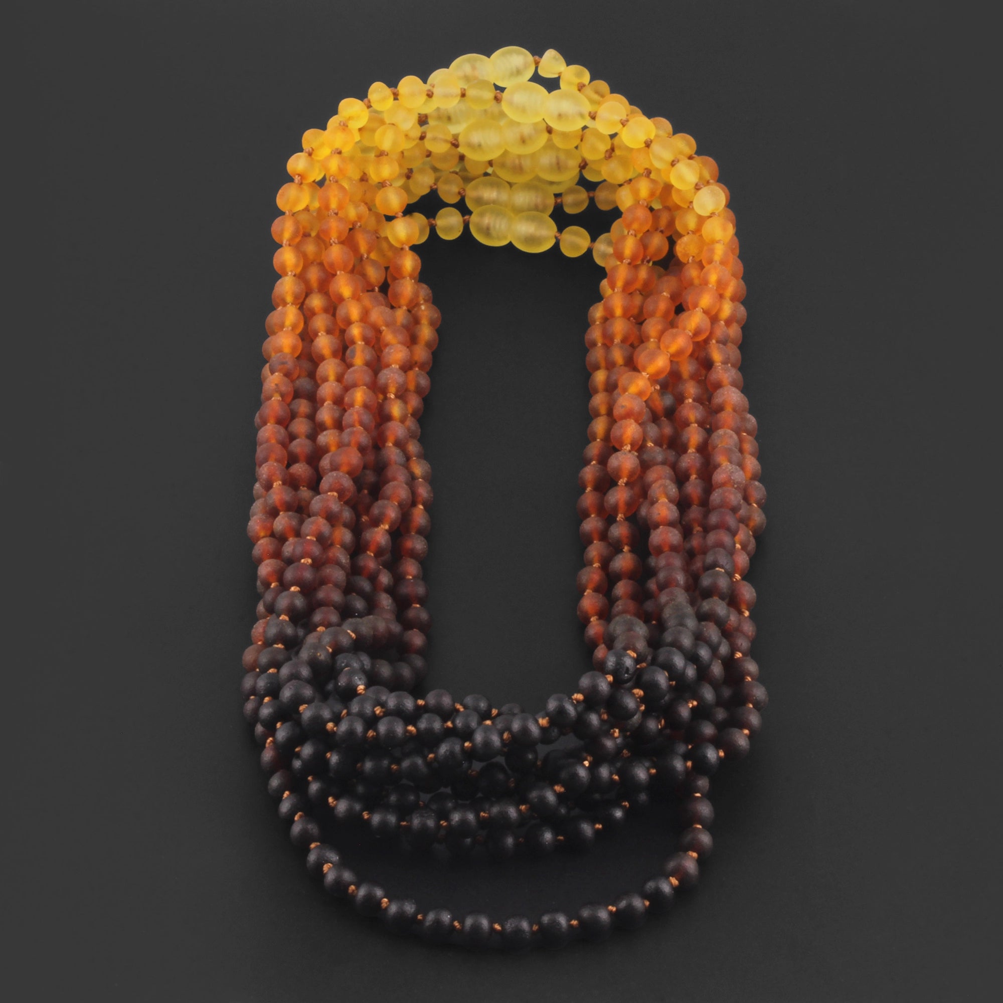 BALTIC AMBER ADULT NECKLACES LOT OF 10pcs - BAROQUE. XB54R1M