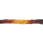 Baltic Amber Adult Necklace Baroque Rainbow Matte Finish – Wholesale Lot of 10pcs - 45cm / 17.7in – XB54R2M