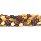 BALTIC AMBER ADULT NECKLACES LOT OF 10pcs - OLIVE. XO54M2